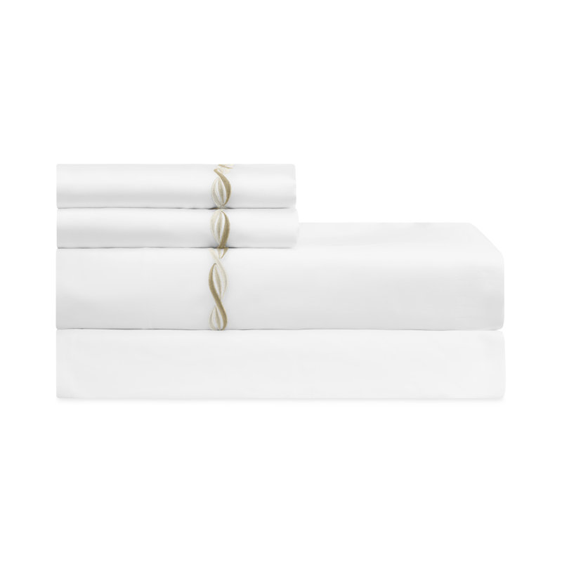 Cadence Sateen Sheet Set, Natural, California King Sheet Set with 2 Pillowcases