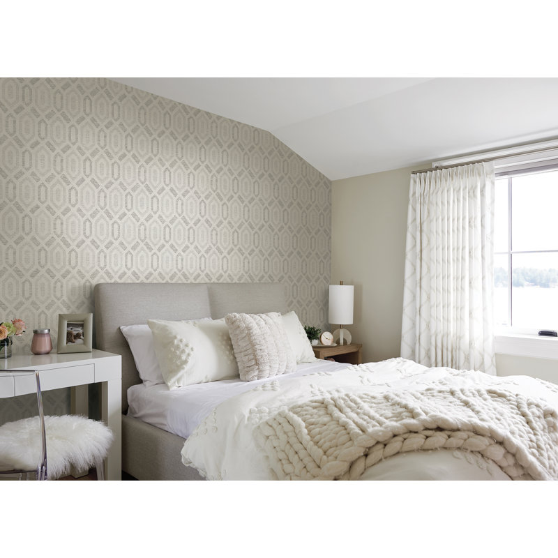 Gray Resource Geometric Wallpaper Roll