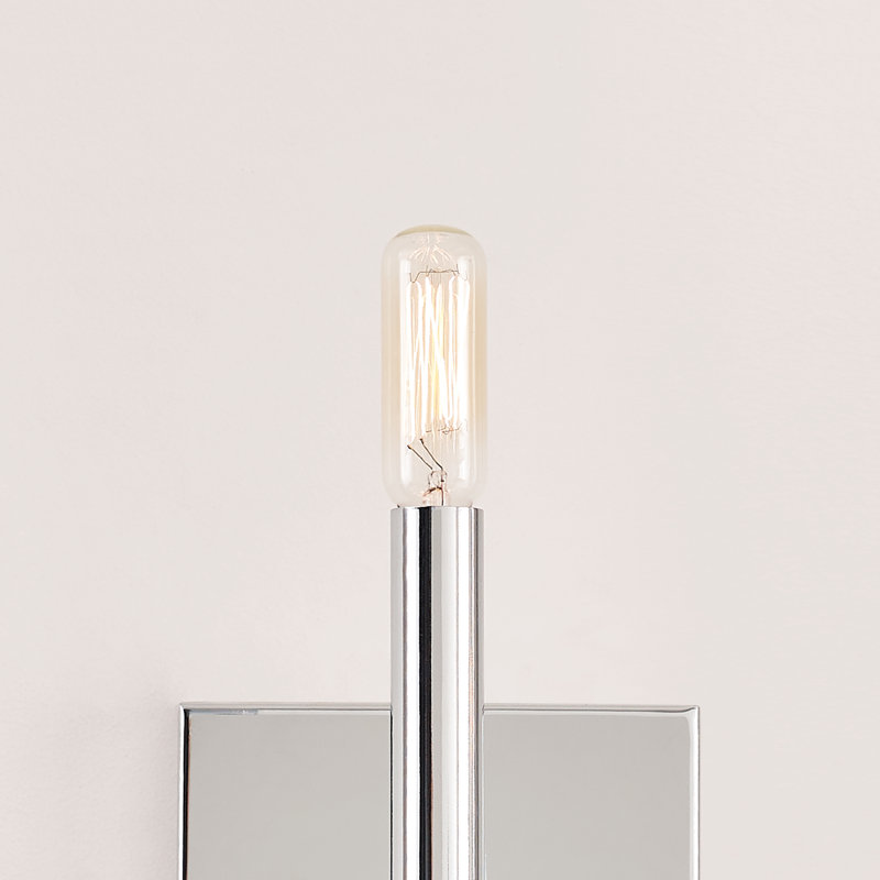 Vector 1 - Light Bath Sconce, Chrome, No
