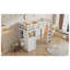 Lit mezzanine simple avec garde-robe, tablettes de rangement-2049801607