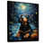 Black Floater Framed