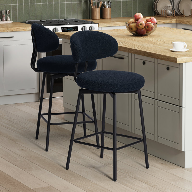 Tabouret de comptoir pivotant 27 po Bayville, Marine
