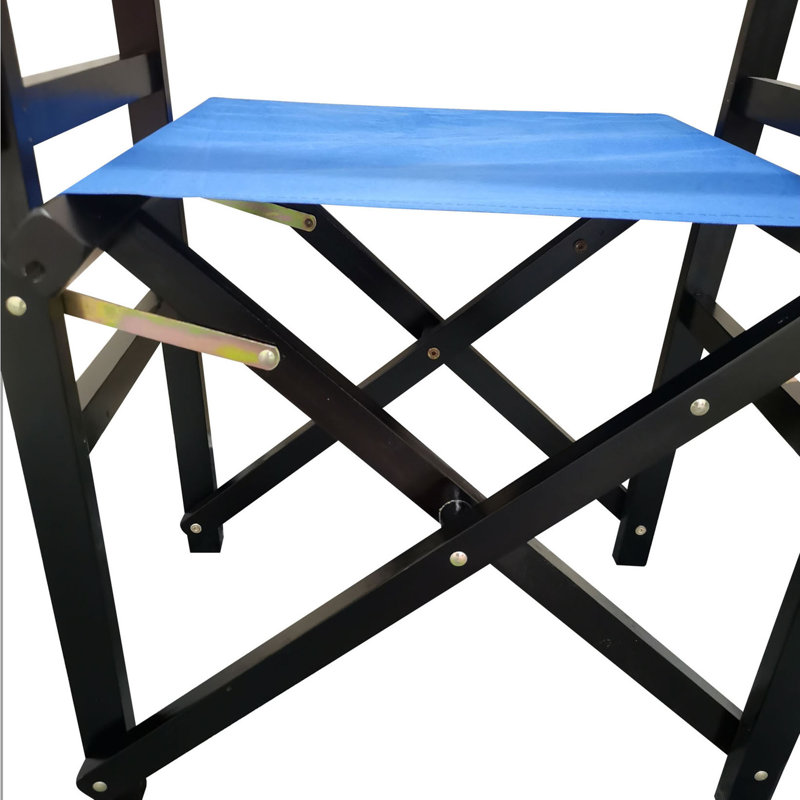 Elazia Folding Director Chair, Blue, Black