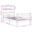 Bookcase Bed Without Mattress Solid Wood Pine-566539182