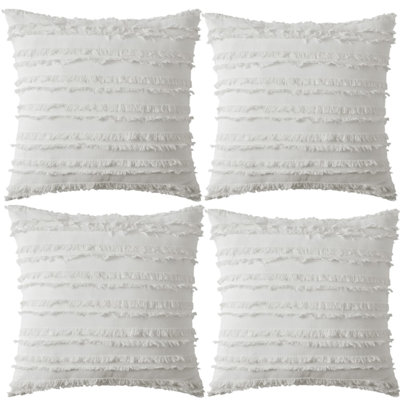 Cotton Blend Reversible Pillow Cover