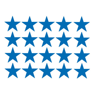 Décalcomanie murale étoiles americana