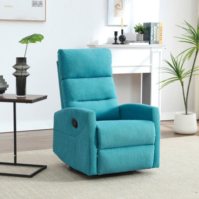Lila 26" W Manual Swivel Rocker Recliner With Pockets by Ebern Designs