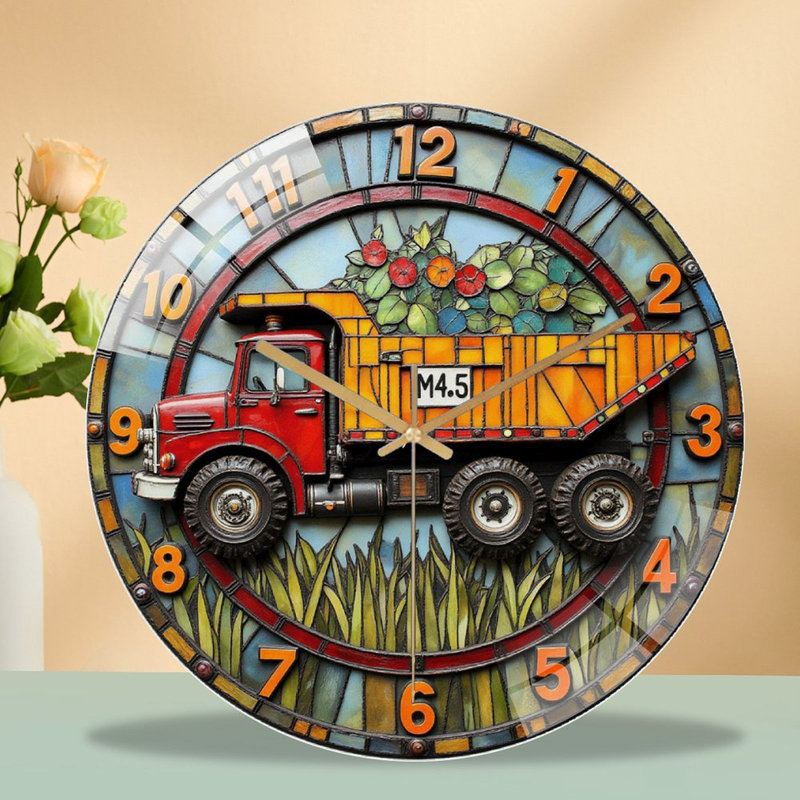 Horloge murale rétro 12 po