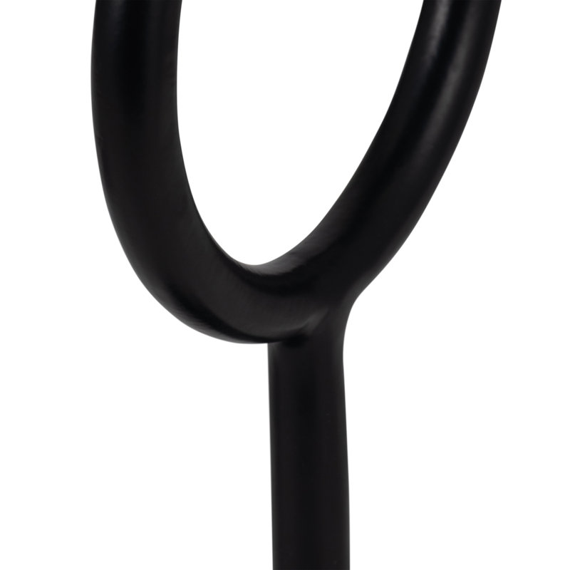 Porte-bougie en métal noir Modern Modern, H 13 po x l 5 po x P 5 po