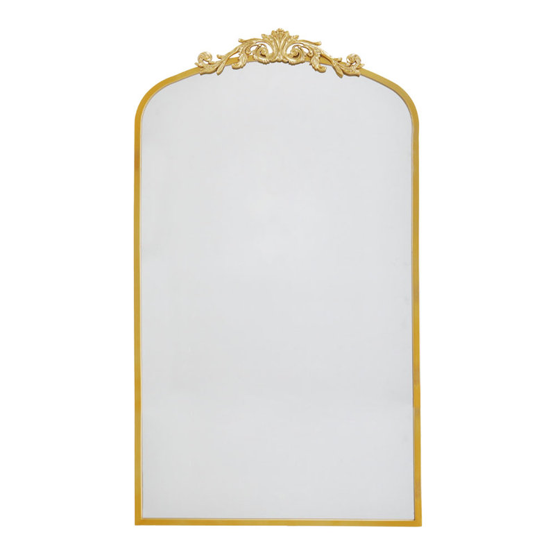Iron Bowfront Mirror