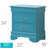 Charming Teal Nightstand For Your Bedroom