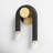 Jeremy Steel Armed Sconce-1940460369