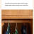 Nordic simple solid wood wardrobe