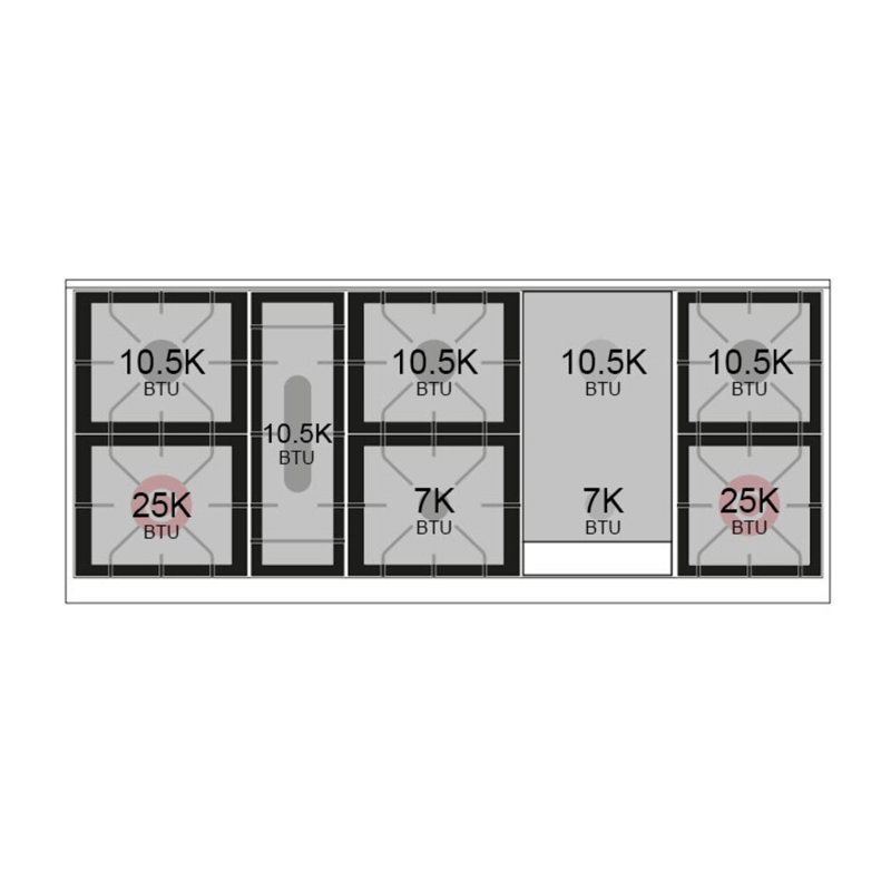 ILVE Nostalgie II Noblesse 60 inch Dual Fuel Range (9 Sealed Burners + Griddle, Solid Door, RAL), Natural Gas, Burnished