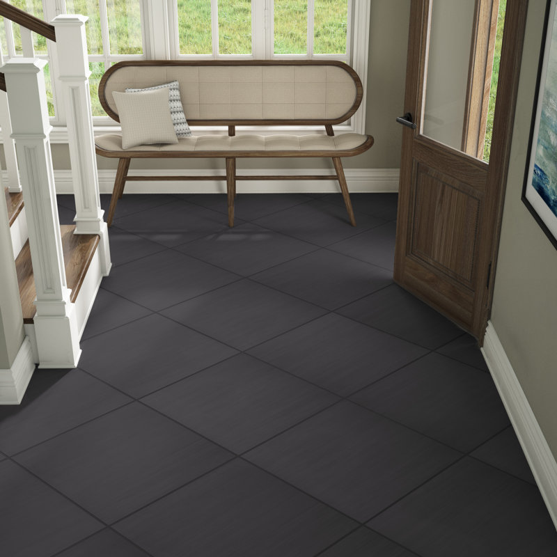 Refinery 24'' W x 24'' L Porcelain Singular Tile, Nighttime