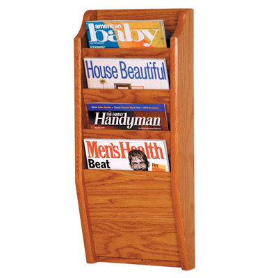 Maclaine Wood Magazine Rack