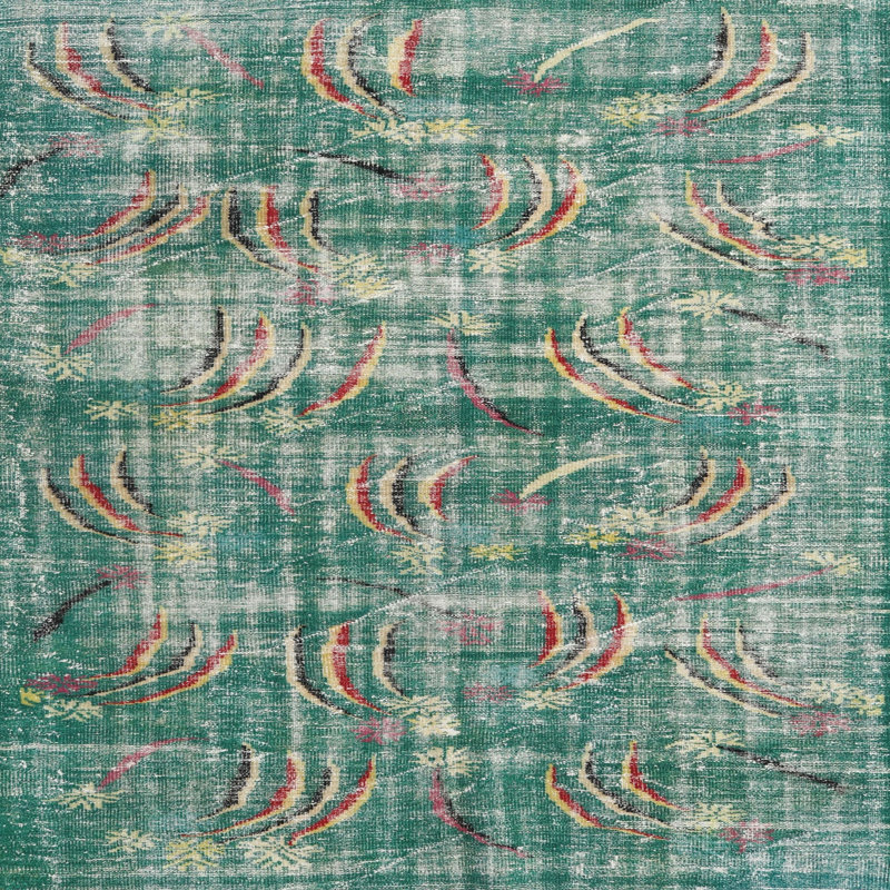 Akevia Oriental Indoor Rug, Square 3'