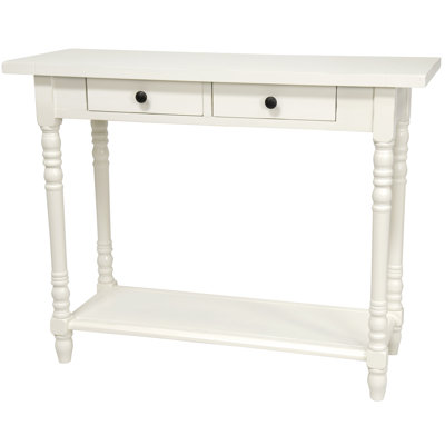 Foyer 37.75'' Solid Wood Console Table