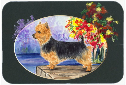 Caroline's Treasures Australian Terrier Glass Cutting Board