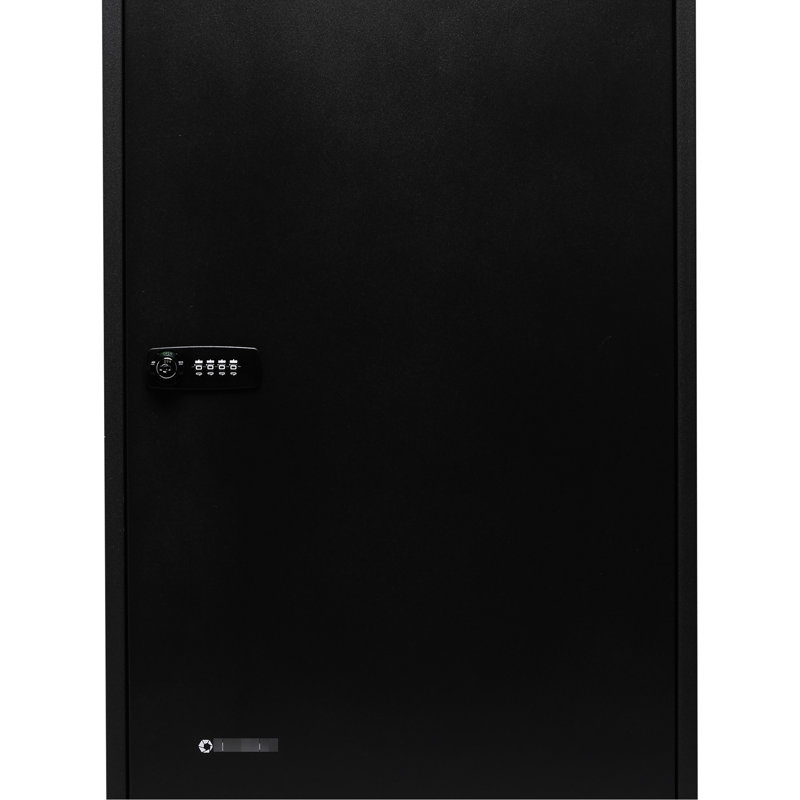 Armoire murale de rangement pour 300 clés - Acier noir, réglable, serrure à combinaison pour une sécurité optimale des clés.