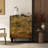 Chinese Style Retro Shoe Cabinet 17 Pair Shoe Storage Cabinet