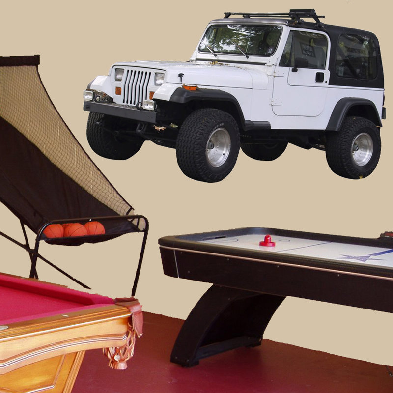 Adhésif décoratif Jeep I, H 13,5 po x l 24 po