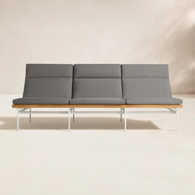 Perch 88" Teak Patio Sofa