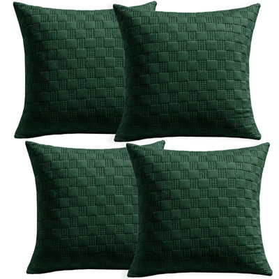 Aspire Homeware Embossed Square Velvet Cushion Covers