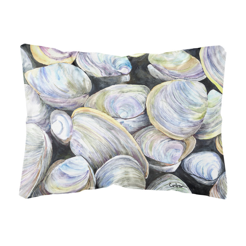 Coussin décoratif intérieur/extérieur quahog