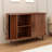 47"W X 29"H Buffet Sideboard Cabinet With Storage, Fluted Storage Accent Cabinet With Curvy Edge, Sliding Door, Credenza, Console Table For Living, Dining Room, Kitchen, Hallway