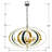 Alph 8 - Light Candle Style Sphere Chandelier