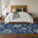 Premium Machine Washable Prisco Navy Rug