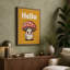 Hello Mushroom Modern - Wrapped Canvas-1382394801-1382394806