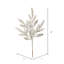 22" Glitter BayLeaf Artificial Christmas Spray-29606180-126060188