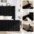 Velvet Upholstered Wingback Platform Bed-1004497210-1004497204