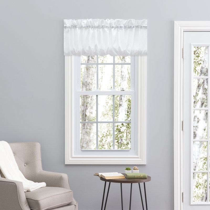 Ellis Balloon Window Valance, White