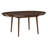 Coly Dining Table With Butterfly Leaf 48-65 Inch Round, Maple Brown