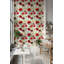 Papier peint floral abstrait rouge-1098052004