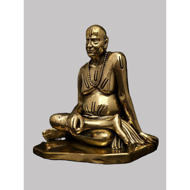 Small Shri Swami Samarth Maharaj Brass Statue