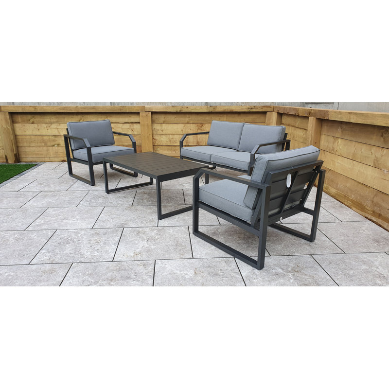 Llamas 4 - Person Sofa Set with Cushions