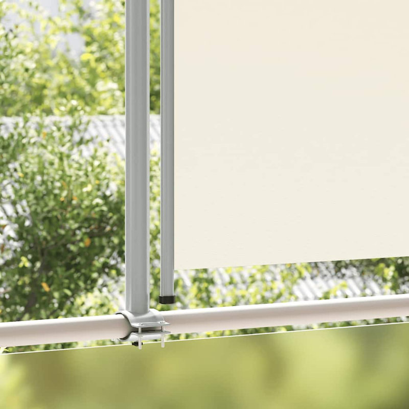 VidaXL Retractable, 55.1'' H x 118.1'' W, Cream