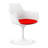 Modholic Tulip Swivel Armchair, Red-1325694472-1283447611