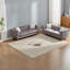 Compression 3 Seater Sofas, Grey Velvet Modern Tufted Set For Home
