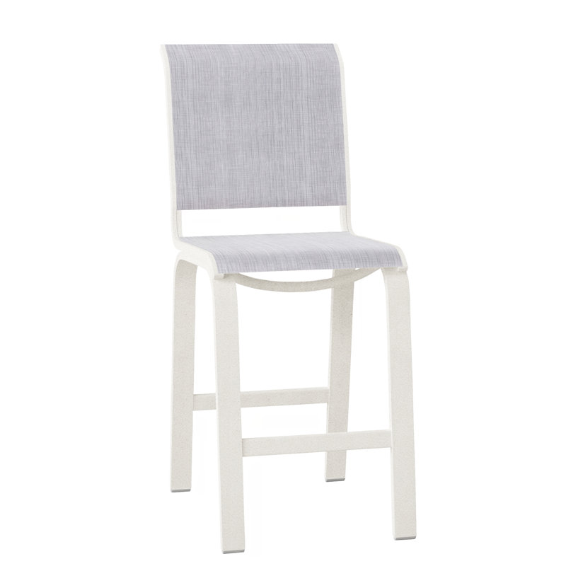 Tabouret de bar 26 po Holna, Neige texturée, Bijou