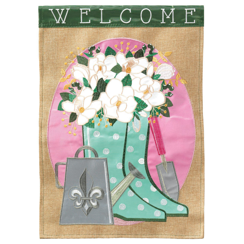 Drapeau de jardin en nylon 18 x 13 po Eivissa
