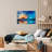 Elegant Decorative Tempered Glass Painting, 19.7 x 27.6 Inches | 100% Tempered Glass, Thickness: 0.16 Inches | Perfect for Home Decor, Living Room, and Office | Stunning Art Piece with Modern Aesthetic
