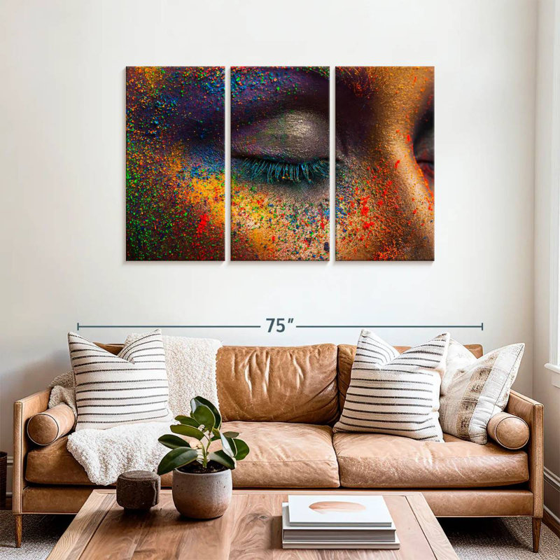 Shuttleworth Creative Speckled Makeup, 36" H x 57" W