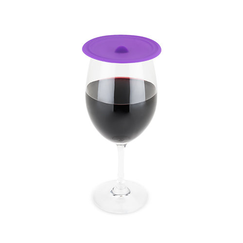 Couvercle de verre à vin en dôme en couleurs assorties