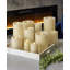 Bougie pilier classique DEL sans flamme scintillante à piles-97893833-97893839