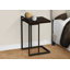 Table d'appoint en forme de C en métal et stratifié pour les collations, le salon, la chambre à coucher-442900382-446388379